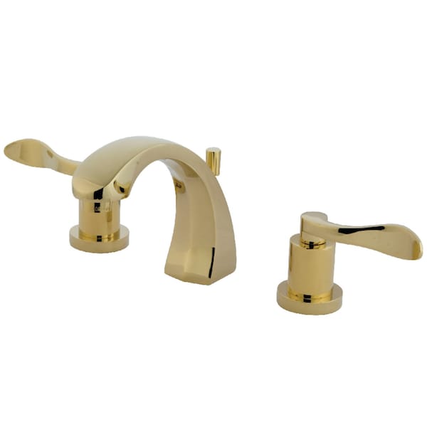 KS4982DFL 8" Widespread Bathroom Faucet, Polished Brass